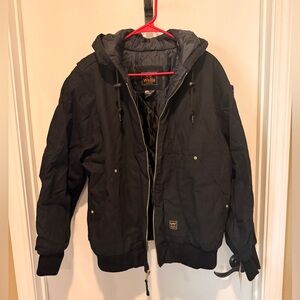 Walls Muscleback Insulated Work Jacket Men’s Medium Black NWT